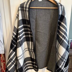 J Crew Plaid Shawl